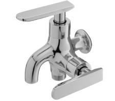 Fidelis FT-105-4 2-way Chrome Finish Flat Handle Tap