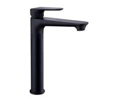Zaffiro PF-3402 Matt Black Tall Basin Mixer