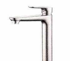 Zaffiro PF-3402 Brushed Nickle Tall Basin Mixer