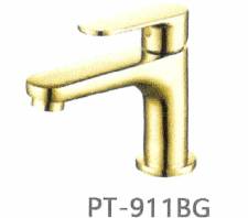 Zaffiro PT-911Brush Gold Basin Tap